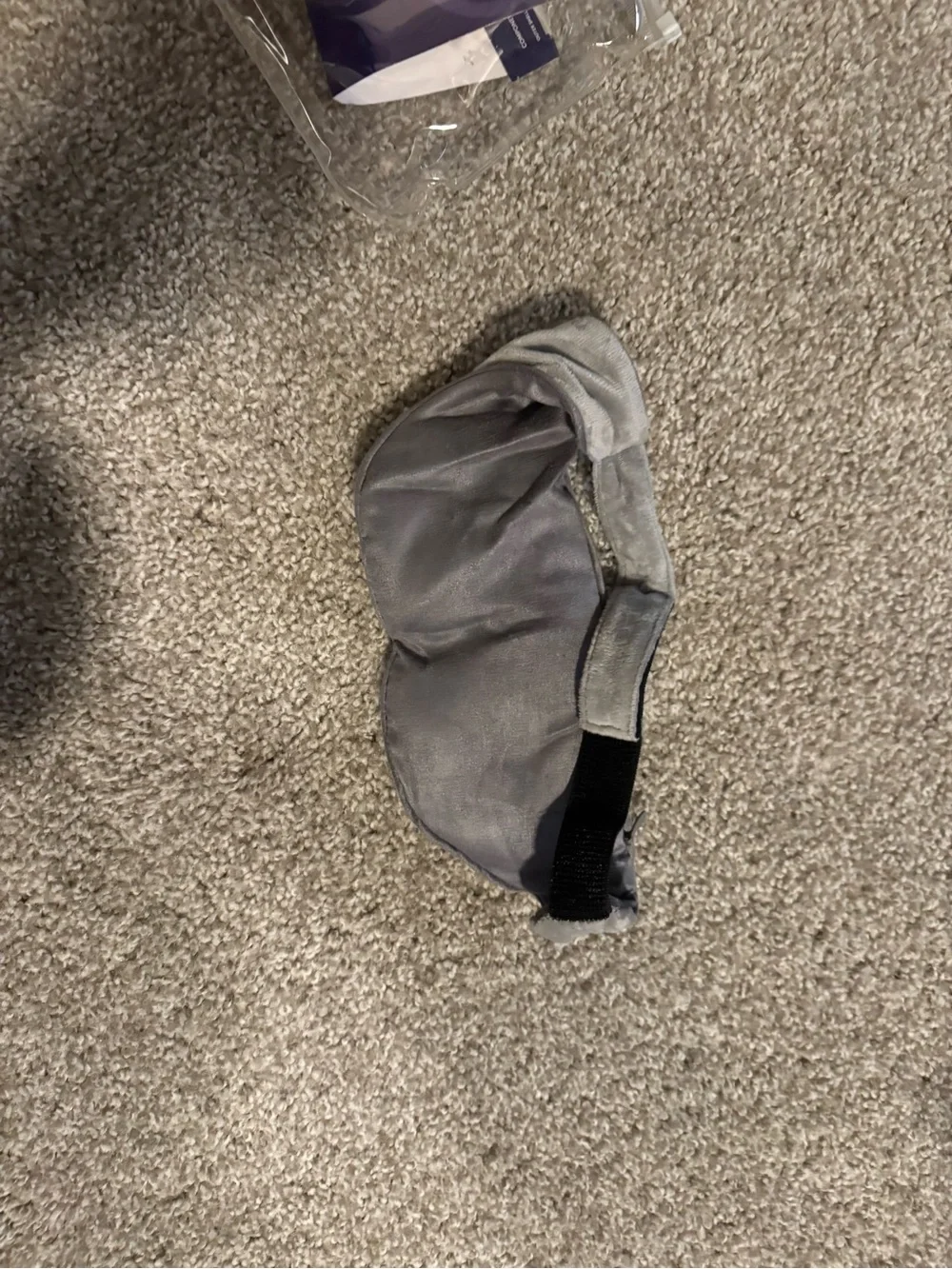 Weighted Sleep Mask in Light Gray